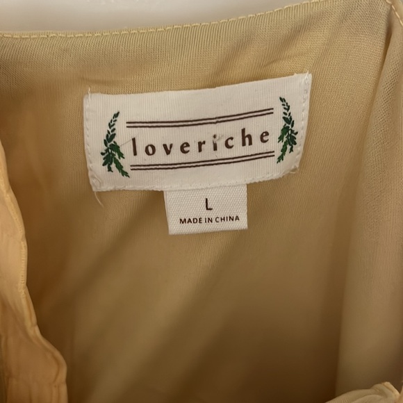 loveriche yellow dress L - Picture 6 of 13